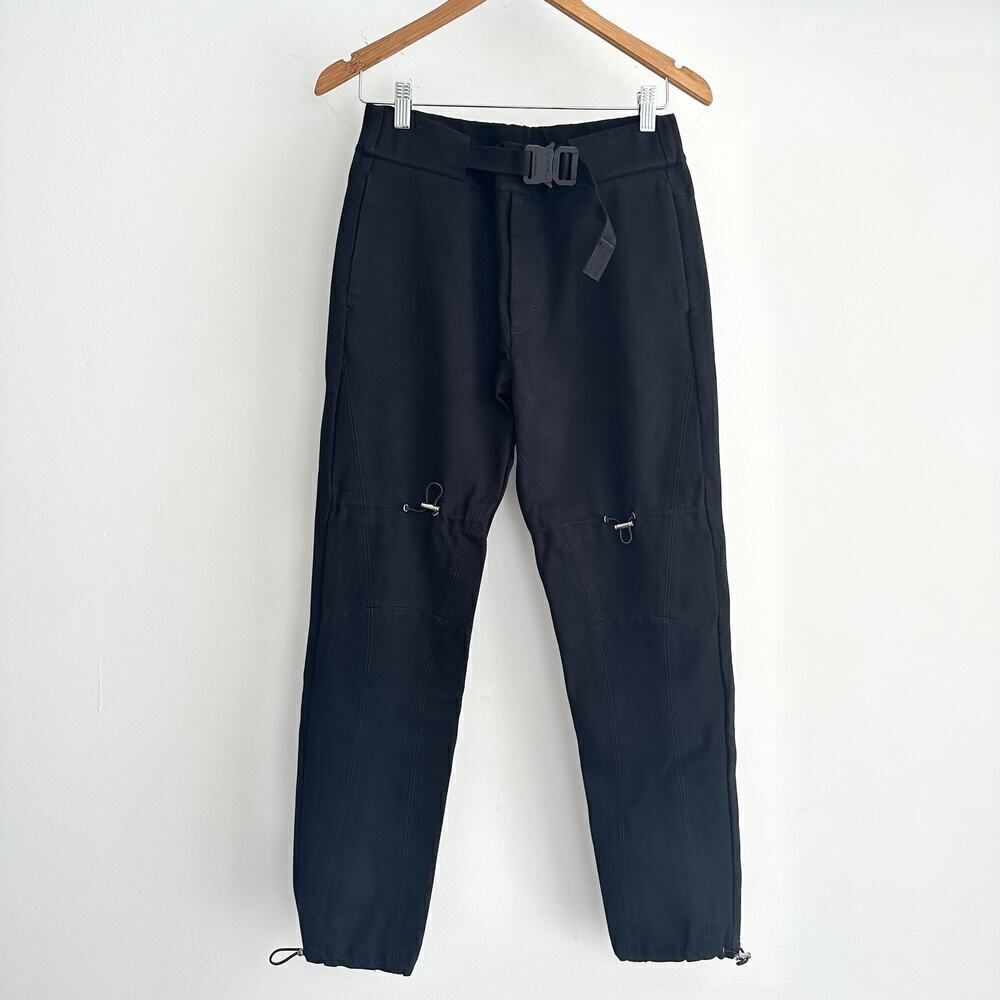 1017 Alyx 9sm Black Gaiter Buckle Joggers Men's Trousers S